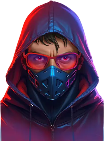 18Peaches gaming banner with hacker